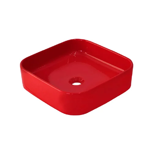 GURAL-NOVA-42X42-MOBILYA-UZERI-DELIKSIZ-KIRMIZI-LAVABO-GVNO28MUL001200-2